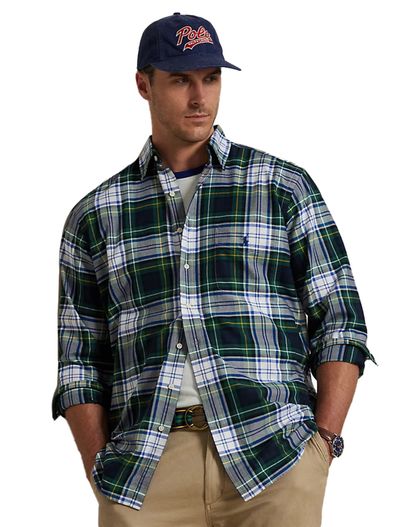 Polo Ralph Lauren Overhemd Polo Ralph Lauren blauw groen ruitje