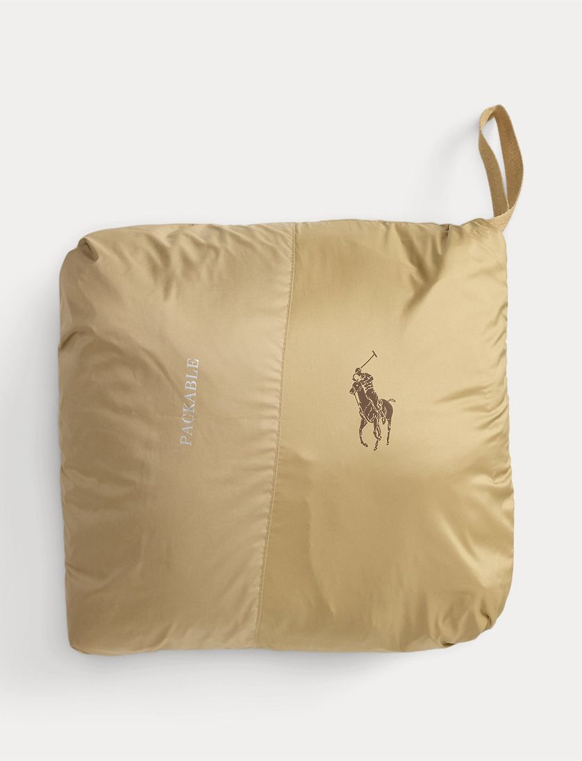 Polo Ralph Lauren big en tall winterjas effen beige