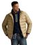 Polo Ralph Lauren big en tall winterjas beige effen wijde fit