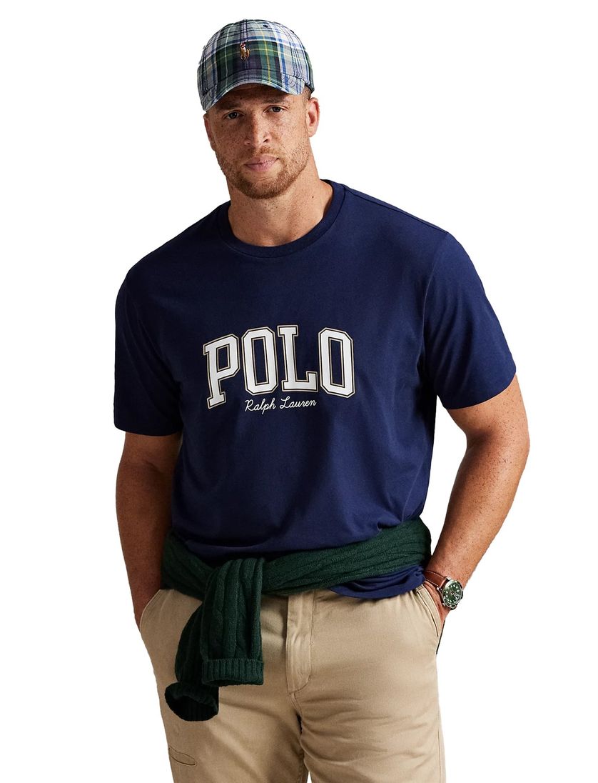 Polo Ralph Lauren t-shirt opdruk navy big & tall