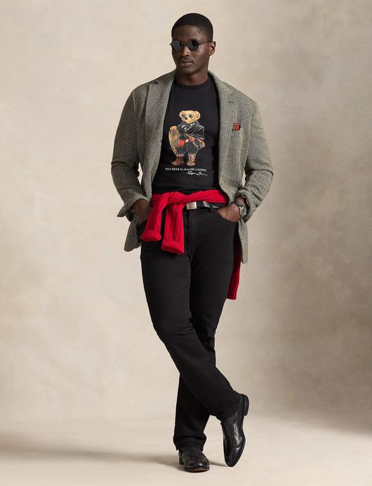 Polo Ralph Lauren t-shirt zwart beer katoen