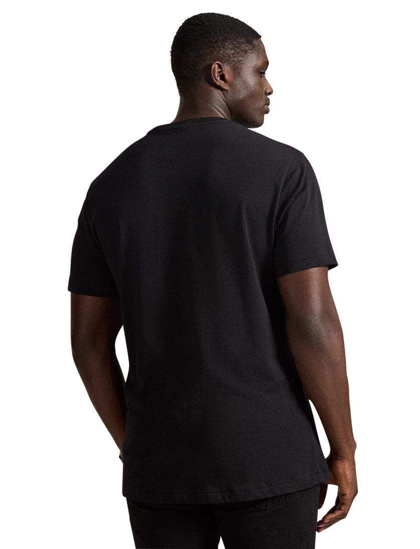 T-shirt Polo Ralph Lauren zwart beer katoen