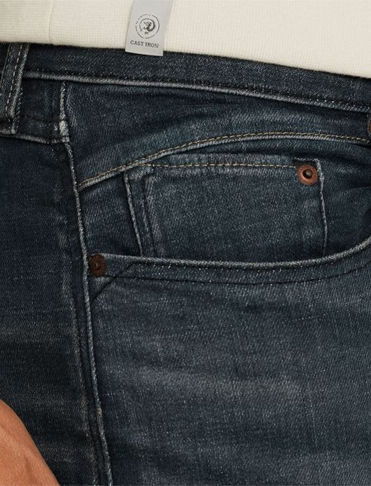 Cast Iron Shiftback jeans donkerblauw