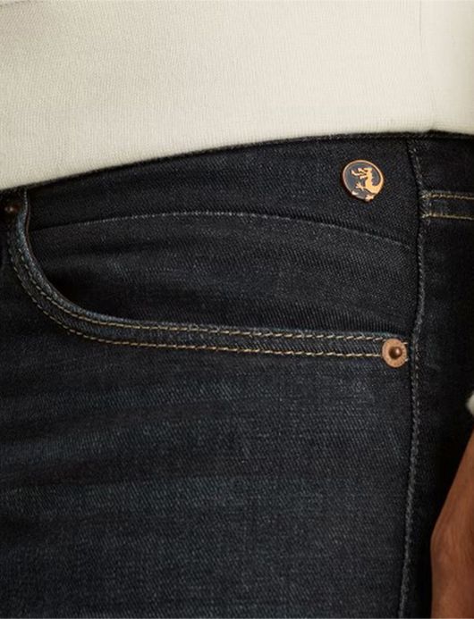 Cast Iron Riser jeans donkerblauw