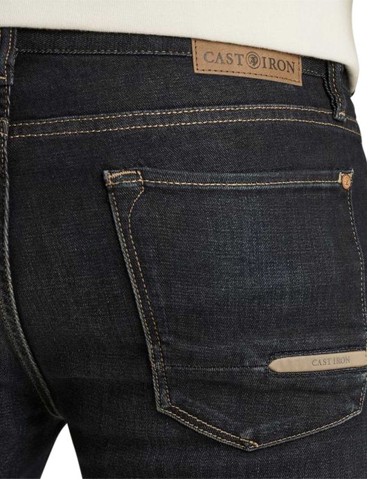 Cast Iron Riser jeans donkerblauw