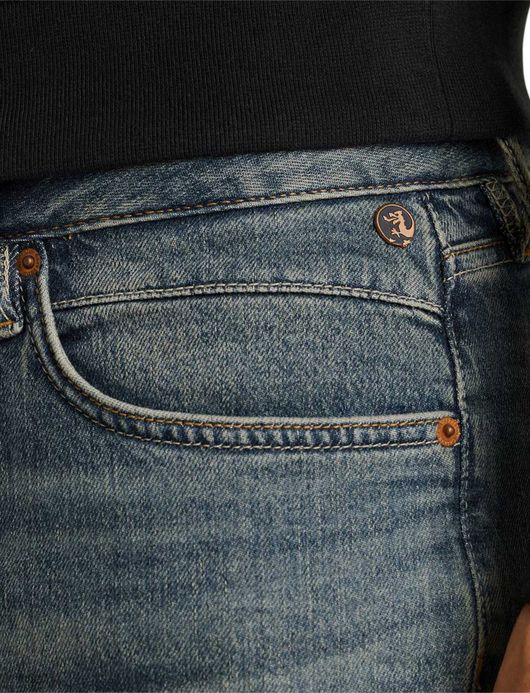 Cast Iron Valver jeans lichtblauw wijde fit