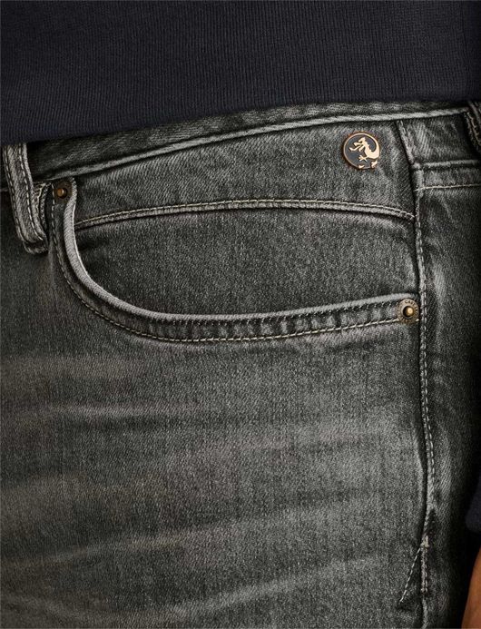 Cast Iron Valver jeans grijs wijde fit