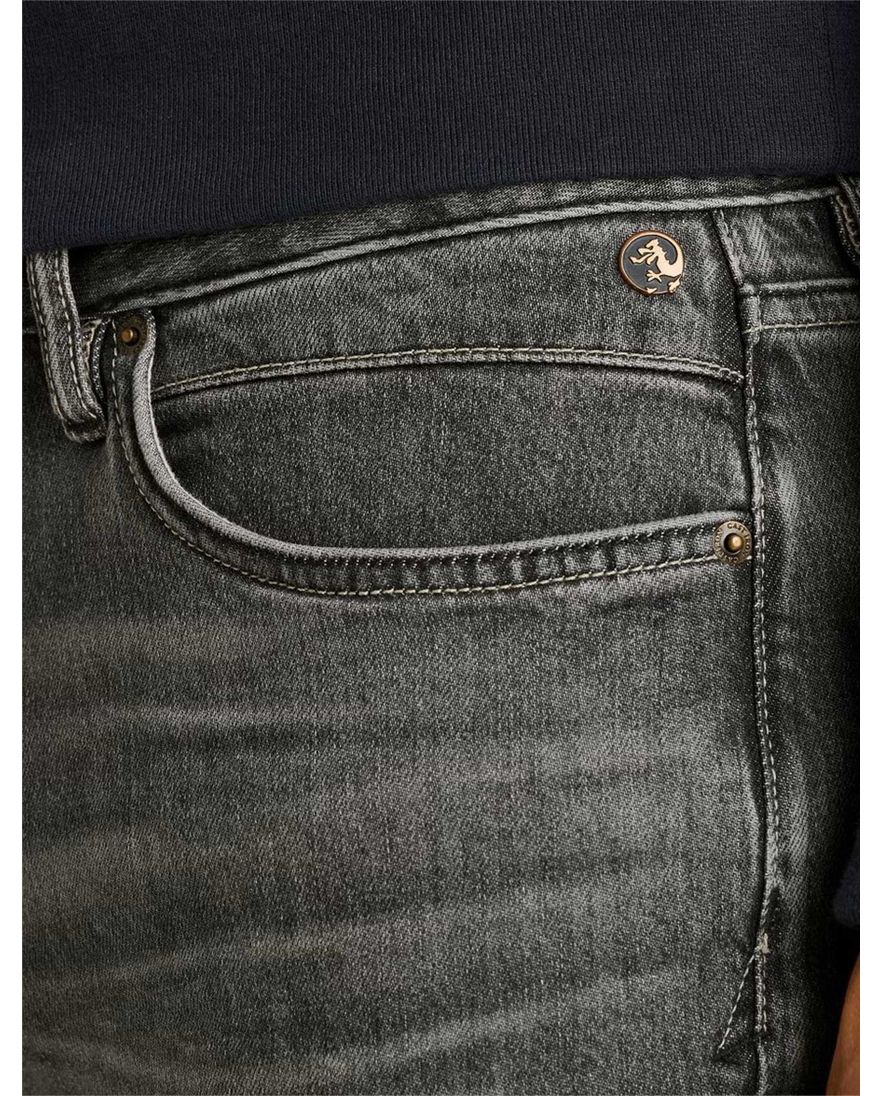 Cast Iron Valver jeans grijs wijde fit