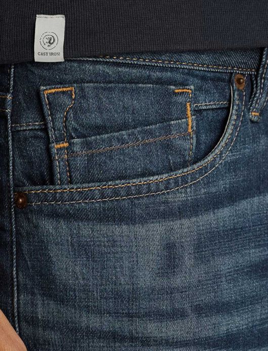 Cast Iron Valver jeans blauw wijde fit