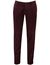 Katoenen flatfront broek Hiltl effen bordeaux