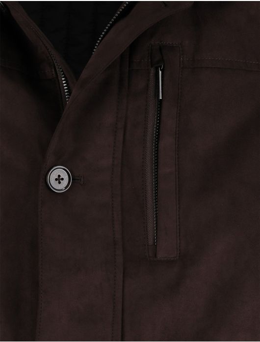 winterjas bruin Bugatti