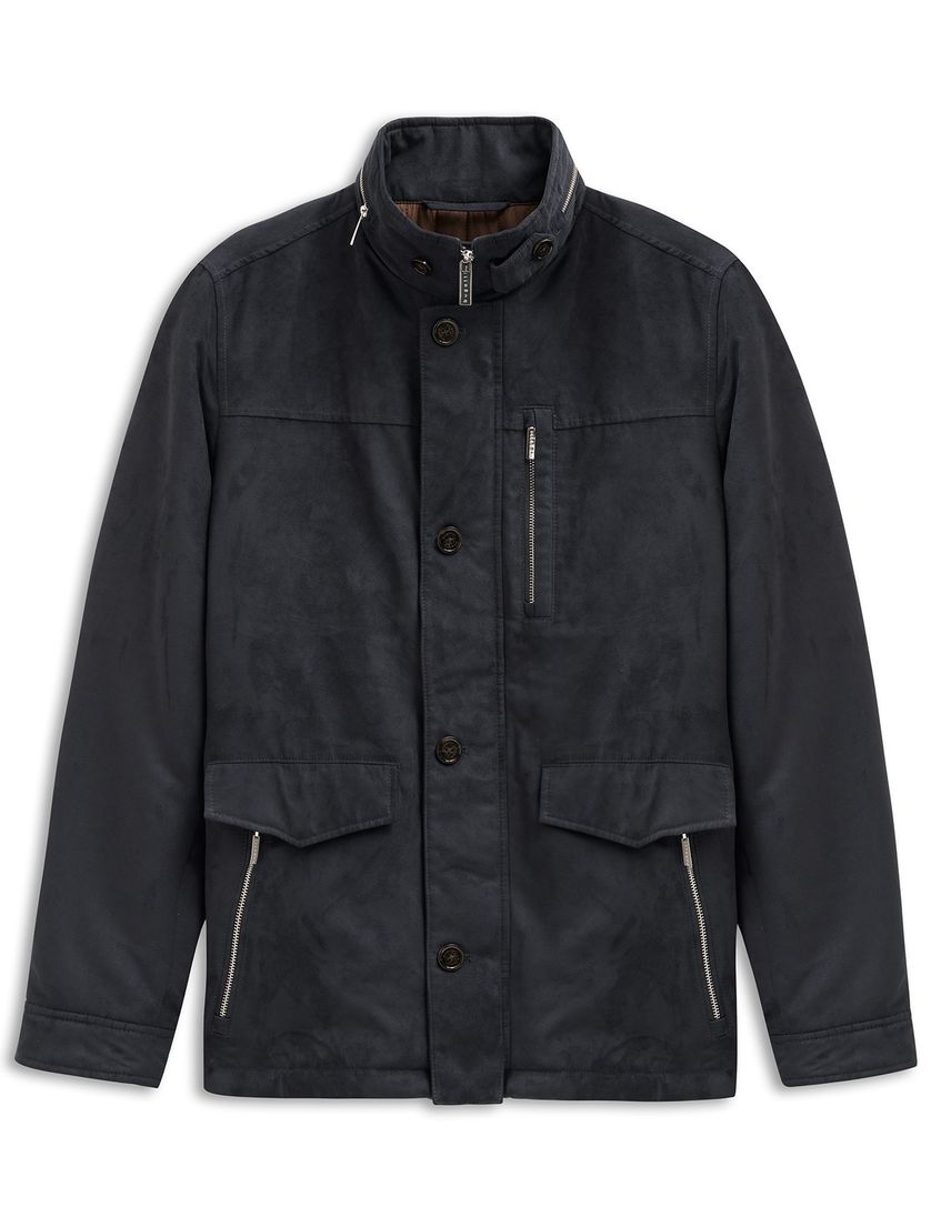 Bugatti donkerblauwe polyester tussenjas