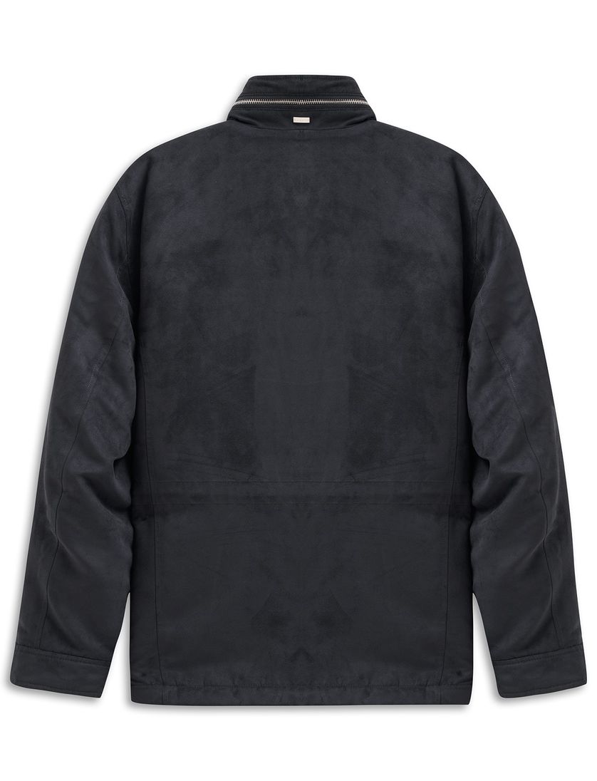 Bugatti donkerblauwe polyester tussenjas