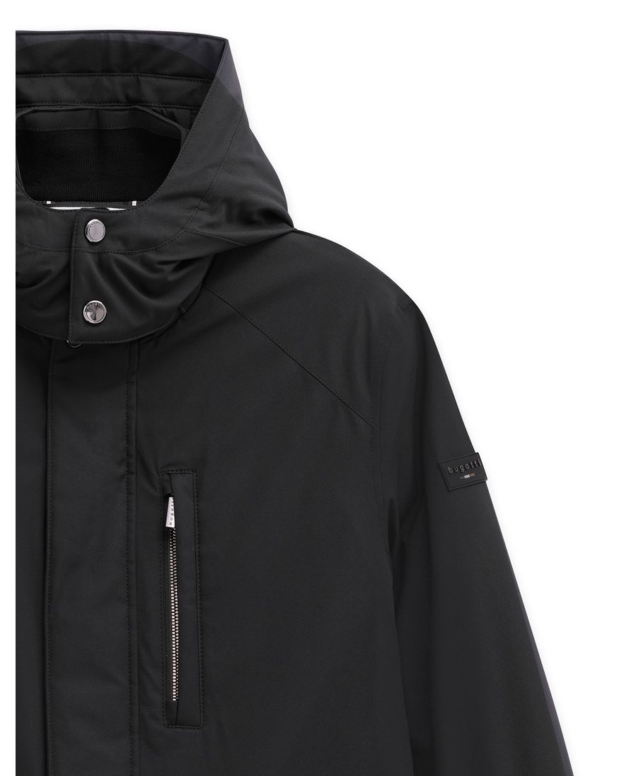 Bugatti parka jas polyester donkerblauw