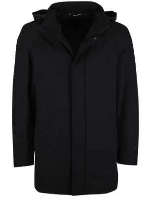 Bugatti Bugatti winterjas donkerblauw afneembare capuchon polyester