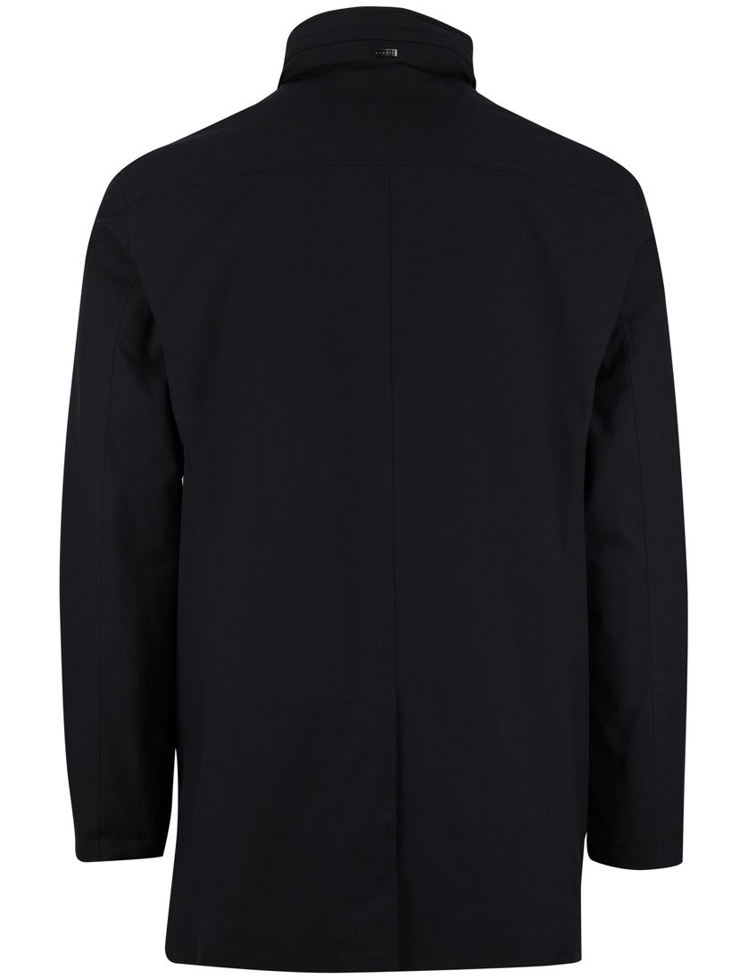 Bugatti winterjas donkerblauw afneembare capuchon polyester