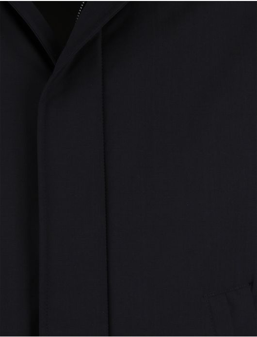 Bugatti winterjas donkerblauw afneembare capuchon