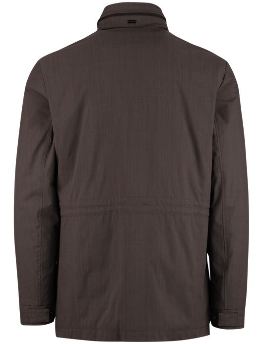 Bugatti winterjas bruin afneembare capuchon