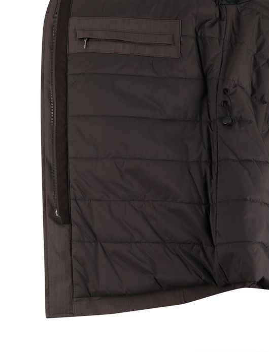 Bugatti winterjas bruin afneembare capuchon