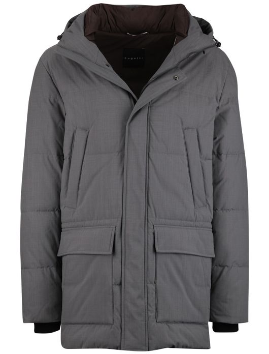 Bugatti winterjas grijs polyester
