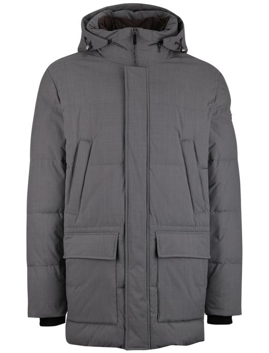 Bugatti winterjas grijs polyester