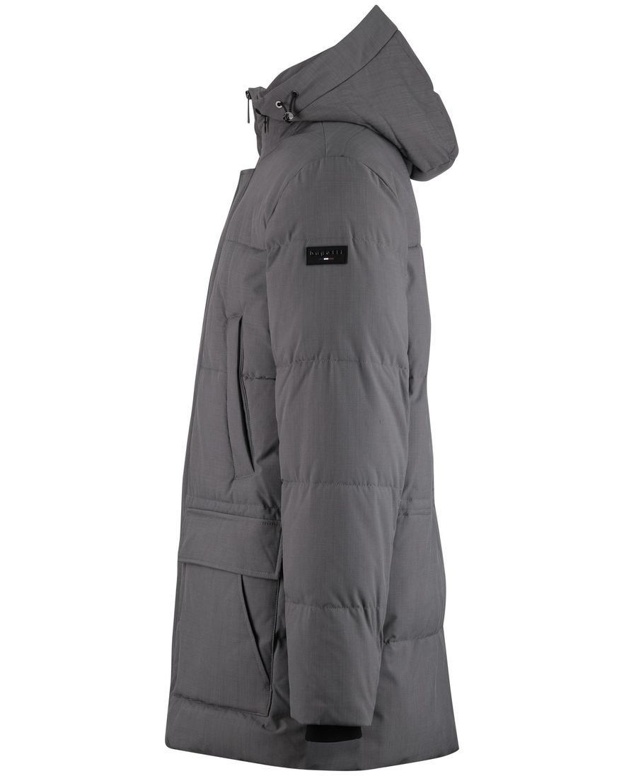 Bugatti winterjas grijs gewatteerd