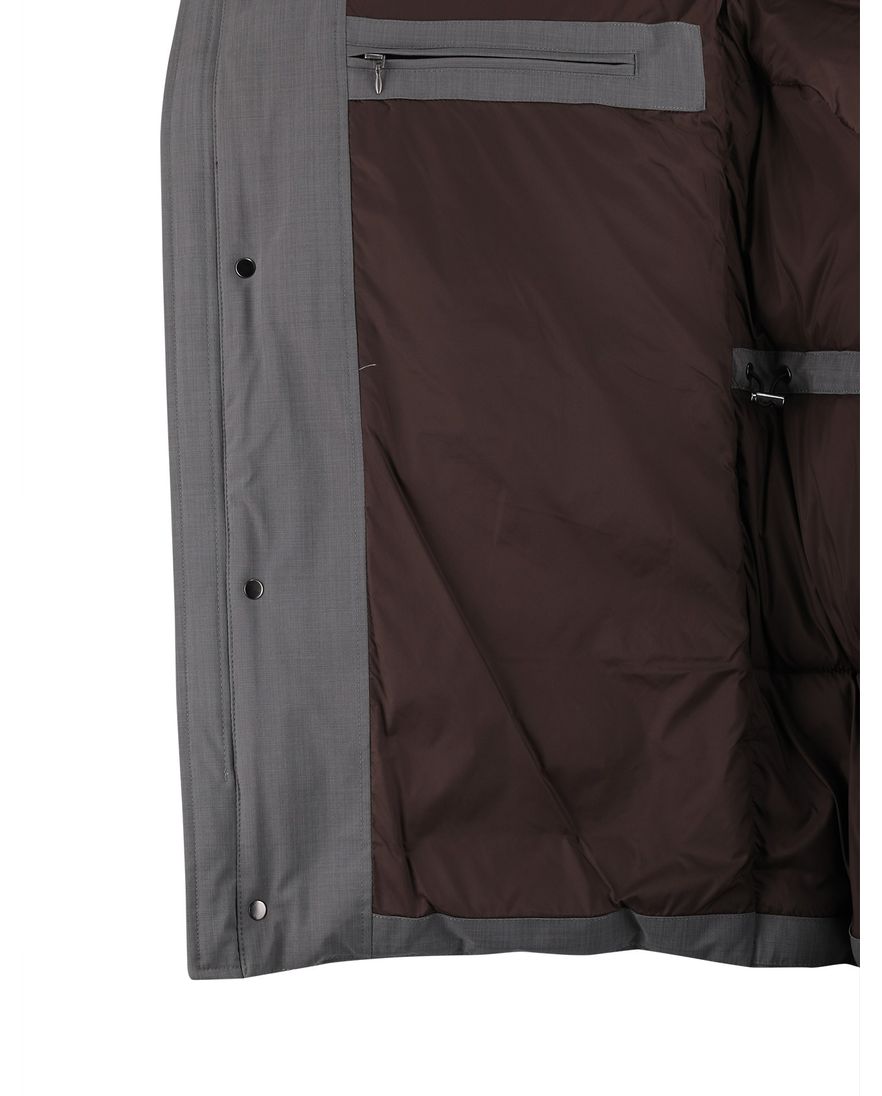 Bugatti winterjas grijs gewatteerd