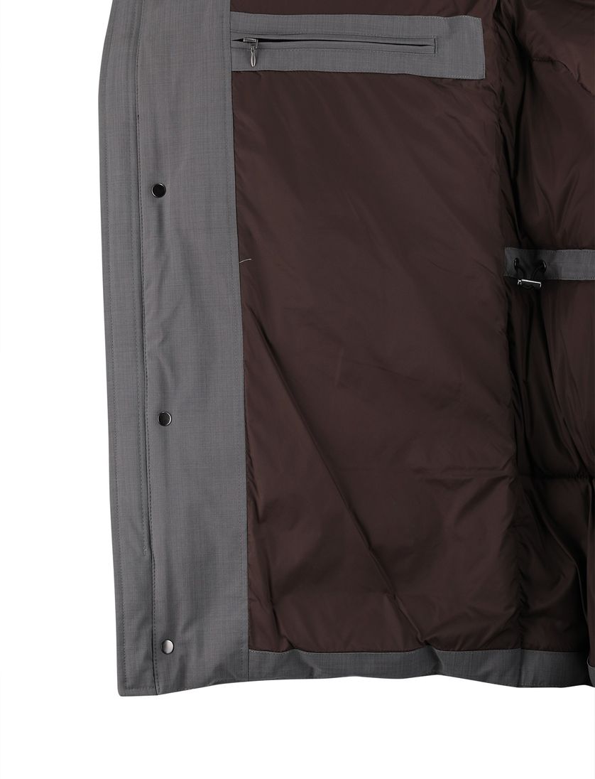 Bugatti winterjas grijs met capuchon