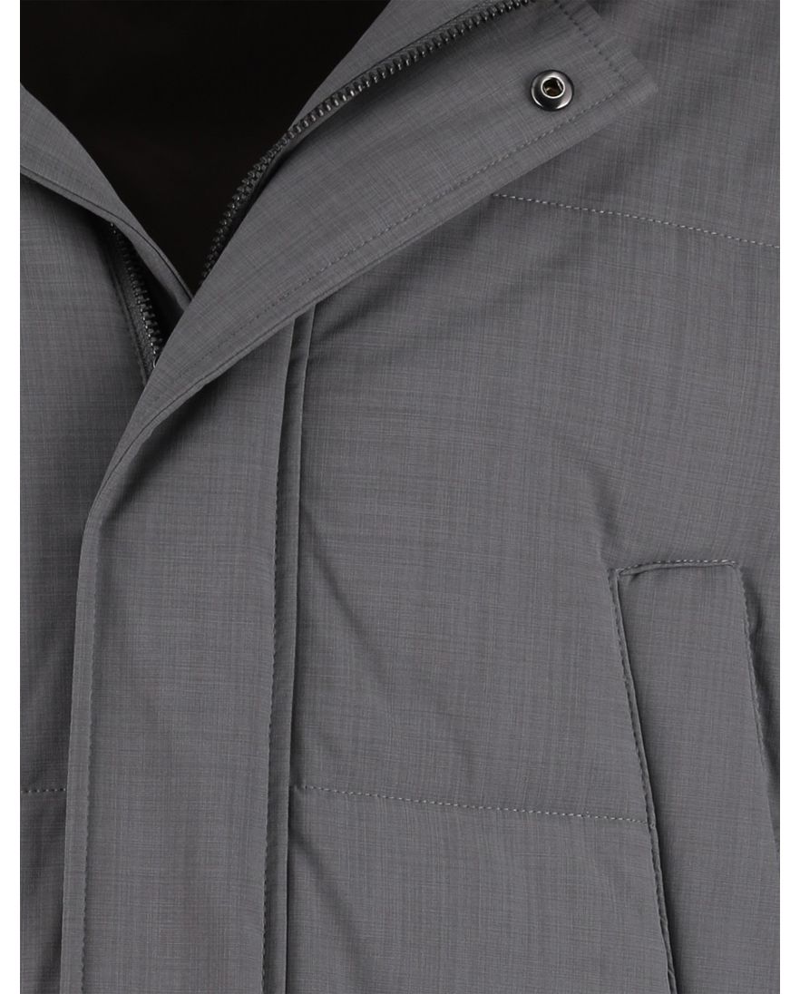 Bugatti winterjas grijs gewatteerd