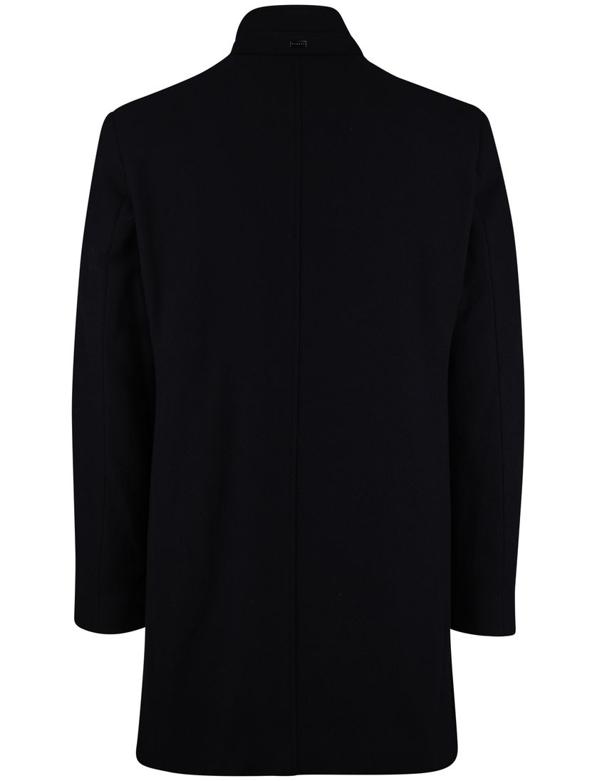 Jas Bugatti navy effen wol