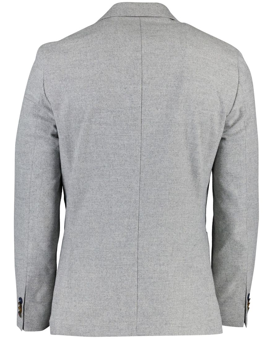 Digel Edward-ST colbert grijs effen normale fit wol