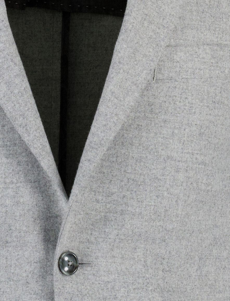 Digel Edward-ST colbert grijs effen normale fit wol