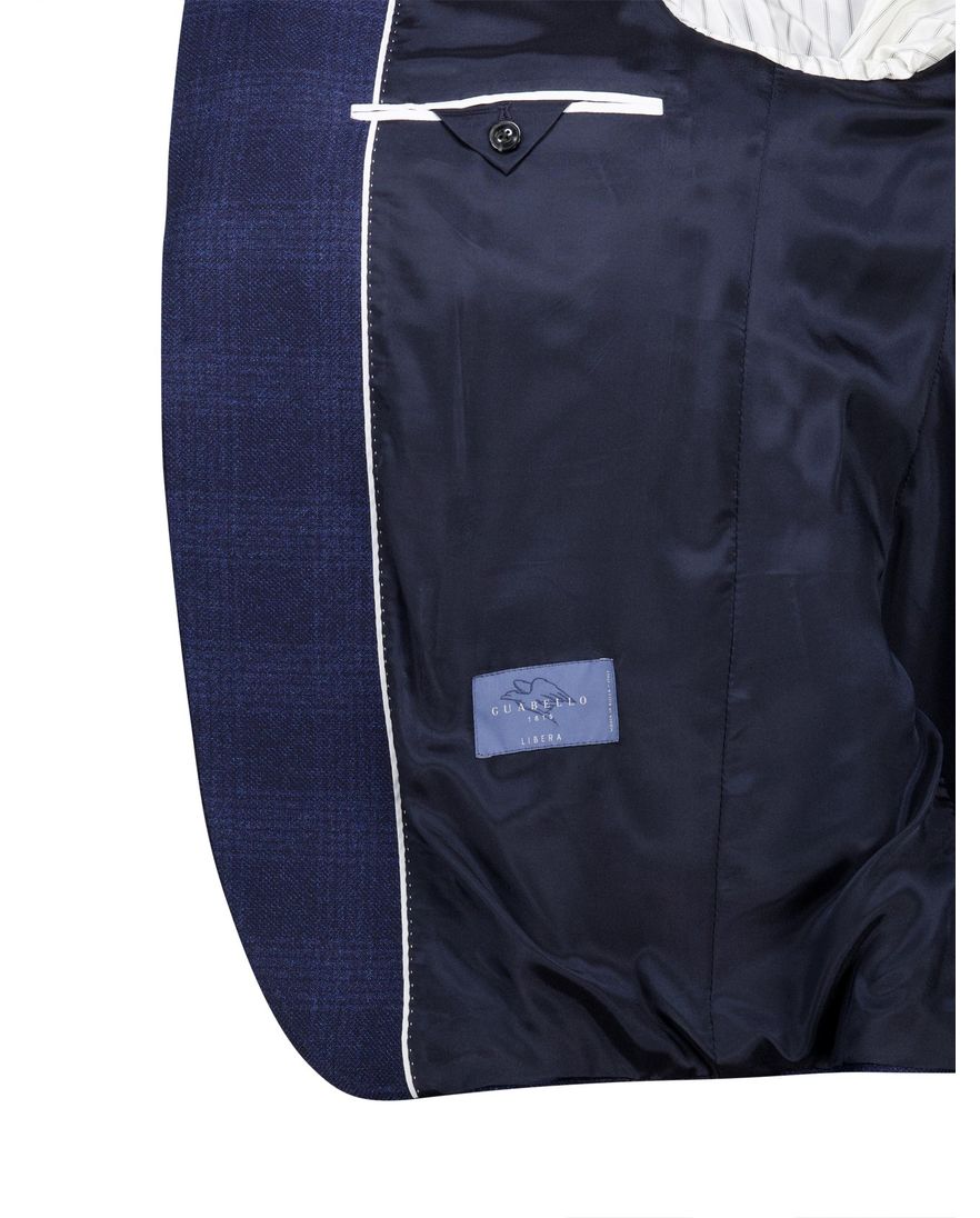 Dressler colbert Eduard normale fit wol donkerblauw