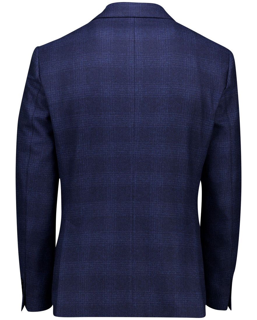 Dressler colbert Eduard normale fit wol donkerblauw