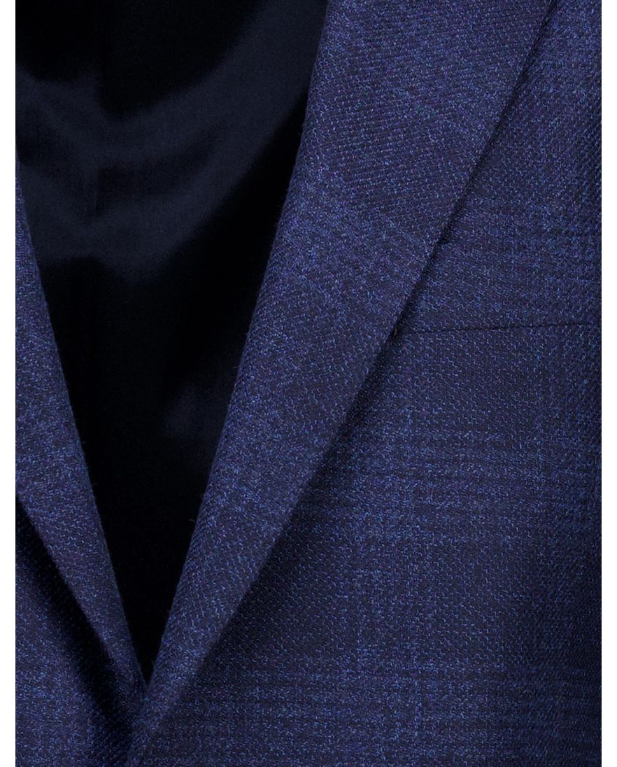 Dressler colbert Eduard normale fit wol donkerblauw