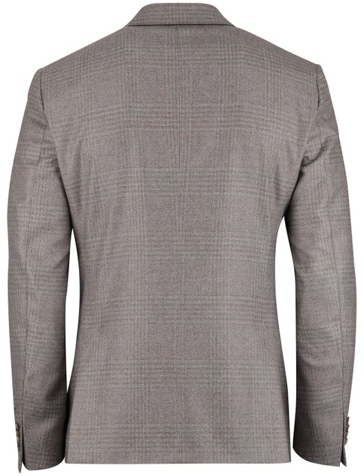 colbert Dressler grijs geruit wol