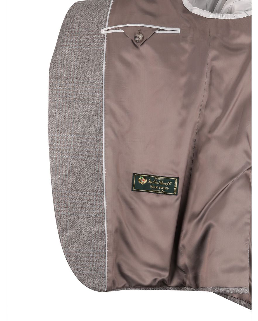 colbert Dressler grijs geruit wol