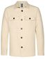 Profuomo overshirt beige dubbele borstzakken