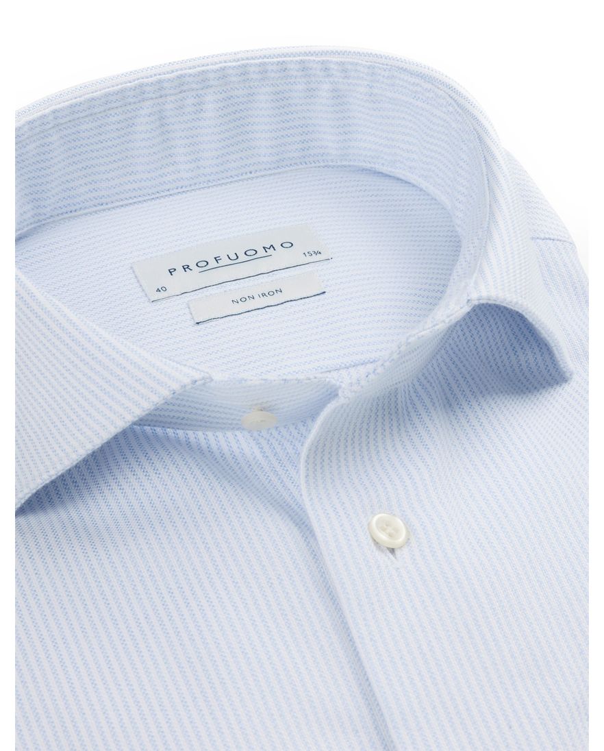 Profuomo business overhemd lichtblauw