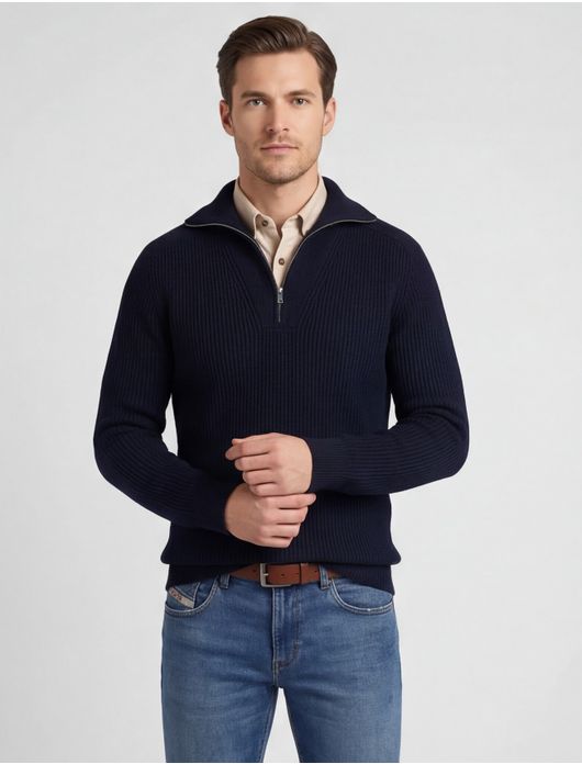 trui donkerblauw Profuomo