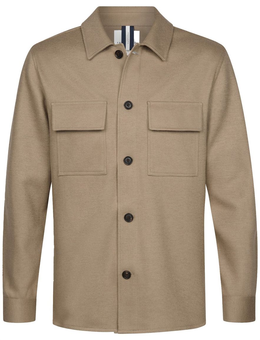 Profuomo Cutaway Beige overshirt