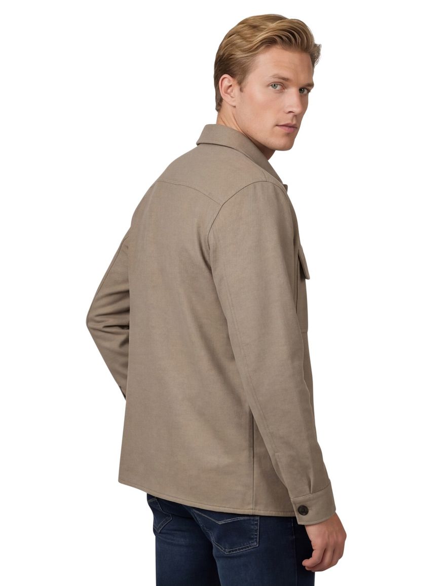 Profuomo Cutaway Beige overshirt