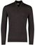 Profuomo half zip trui bruin effen merinowol