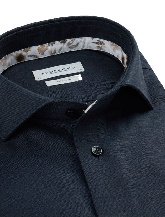 business overhemd donkerblauw Profuomo