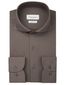 business overhemd Profuomo Japanese Knitted bruin
