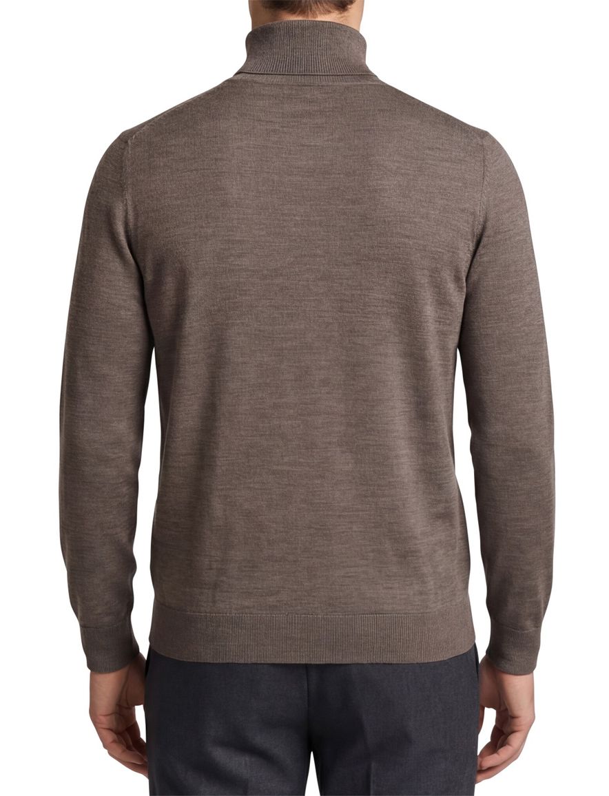 Profuomo roll neck trui taupe