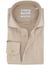 Beige strijkvrij overhemd slim fit Michaelis geruit