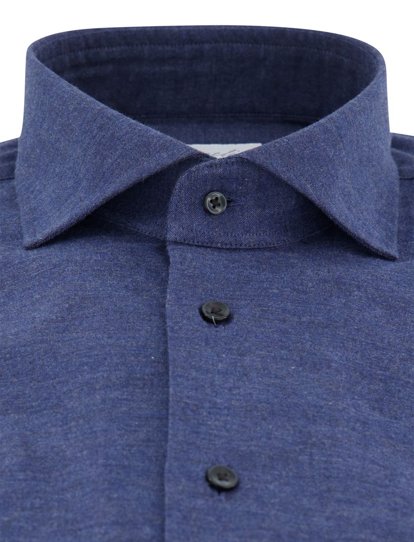 Slim fit Michaelis blauw overhemd