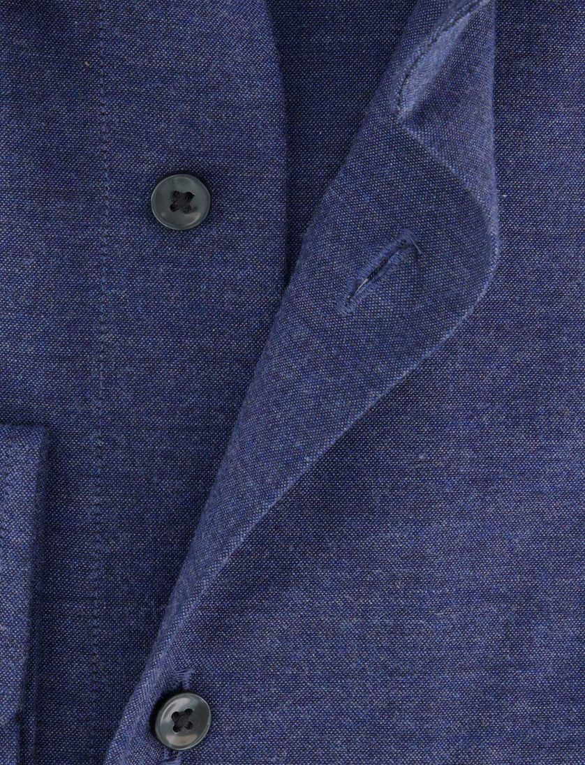 Slim fit Michaelis blauw overhemd