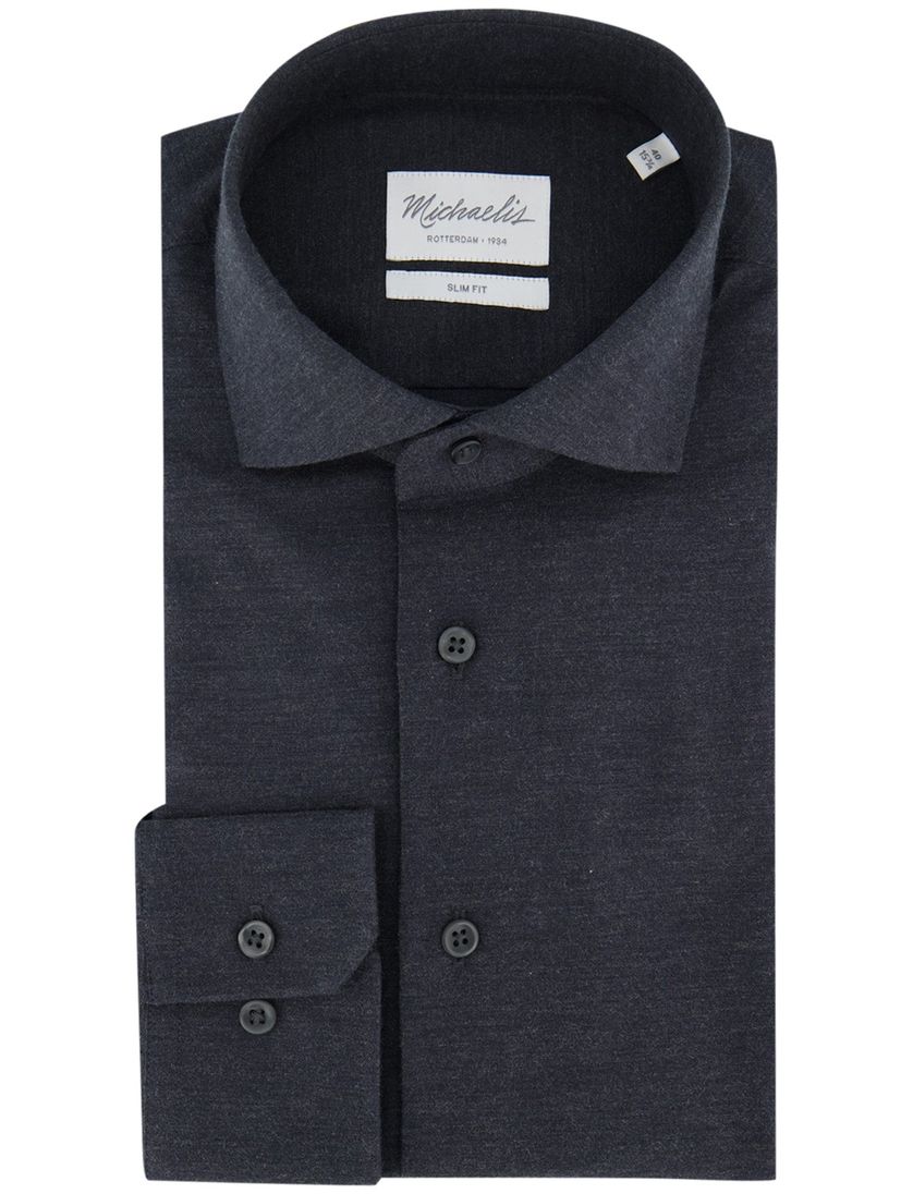 Michaelis overhemd ml 5 antraciet